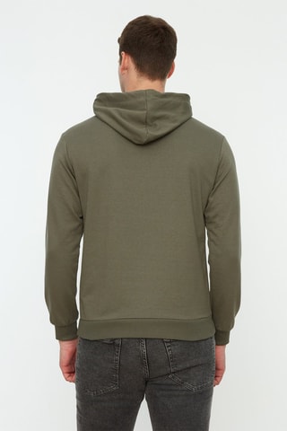 Sudadera con capucha - Caqui