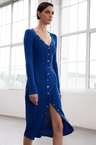 Vestido camisero - Azul