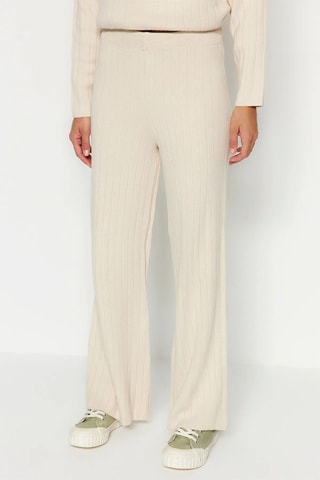 Túnica y pantalón regular fit - Beige