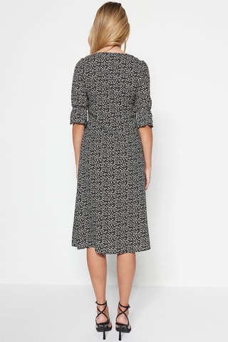 Vestido midi - Negro