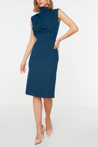 Vestido de tubo - Azul