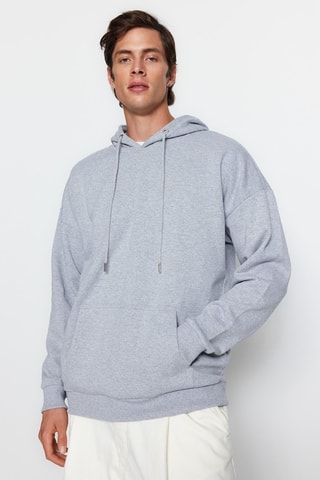 Sudadera polar - Verde y gris