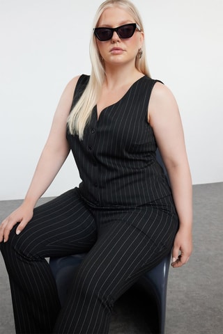 Chaleco regular fit - Negro