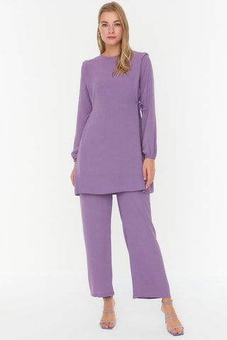 Túnica y pantalón - Violeta