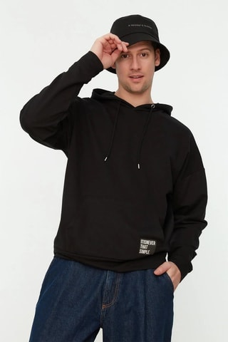 Sudadera con capucha - Negro