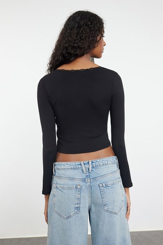 Crop top - Negro