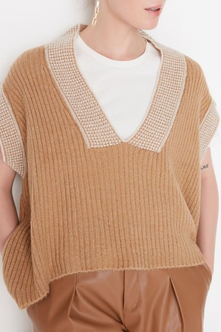 Jersey oversize - Camel