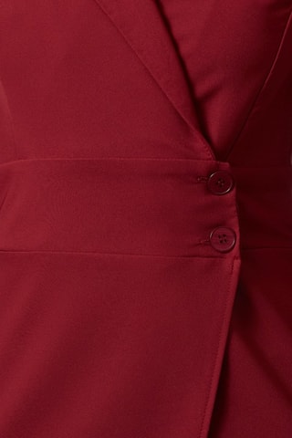 Vestido cruzado - Rojo