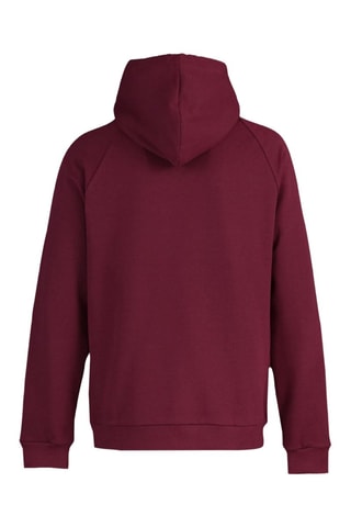 Sudadera regular fit con capucha - Burdeos