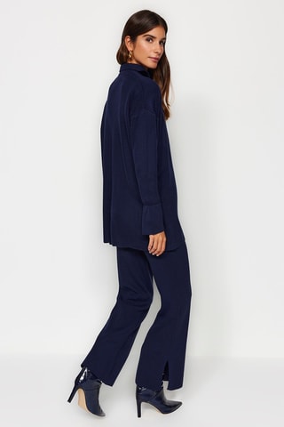 Cárdigan y pantalón - Azul marino