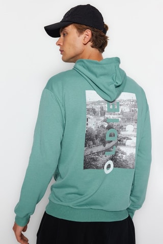 Sudadera con capucha - Verde