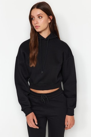 Sudadera con capucha - Negro