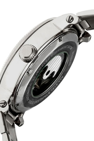 Reloj automático de acero Aries - Plateado