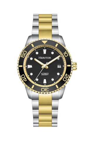 Reloj automático de acero - De oro, plateado y negro