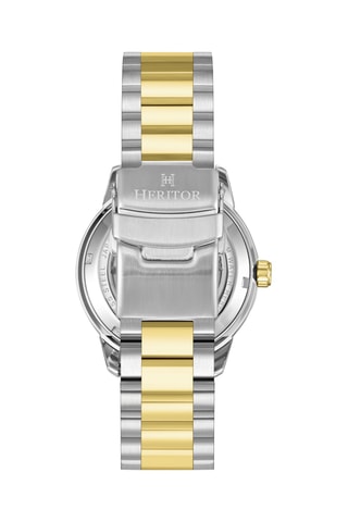 Reloj automático de acero - De oro, plateado y negro