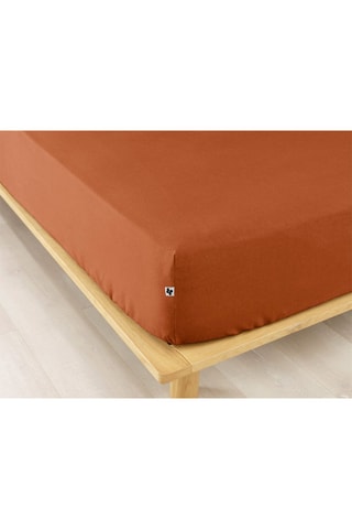 Lenzuolo sotto in flanella di cotone 170 g/m² Candice - Mattonella