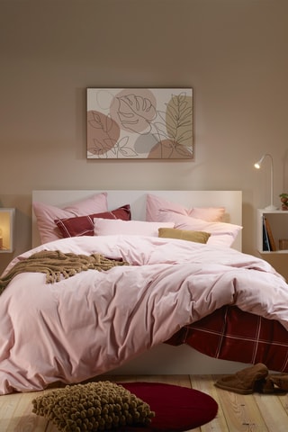 Parure copripiumino Freya - Rosa perla