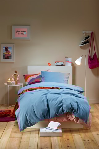 Parure copripiumino Freya - Blu pietra