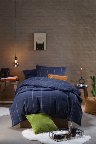 Parure copripiumino Ian - Blu