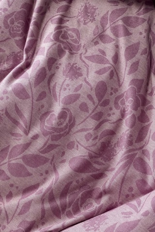 Parure copripiumino in flanella di cotone 160 g/m² - Lilla