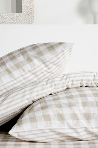 Parure copripiumino in flanella di cotone 130 g/m² - Dune