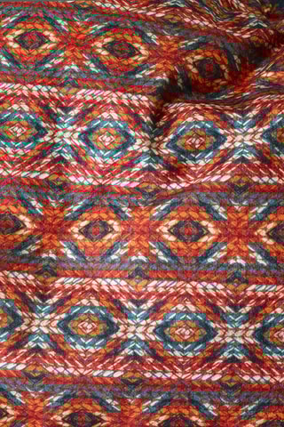 Parure copripiumino Melchior - Marrone e blu