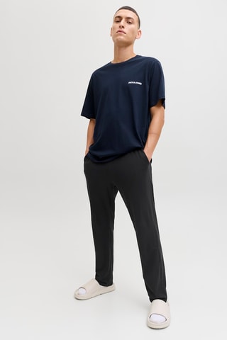 T-shirt et pantalon regular - Bleu marine et noir