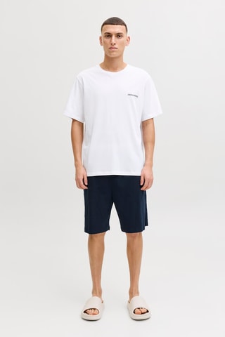 T-shirt et short - Blanc et bleu marine