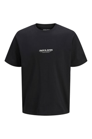 3 t-shirts relaxed - Noir et bleu