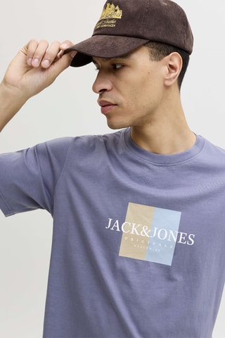 T-shirt relaxed - Bleu