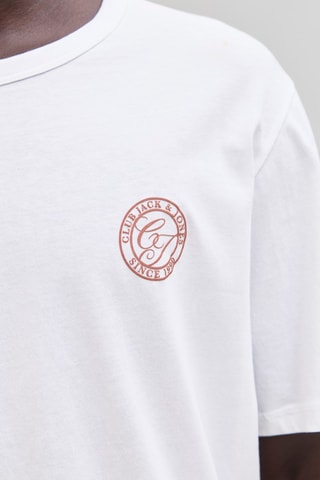 T-shirt relaxed en coton biologique - Blanc