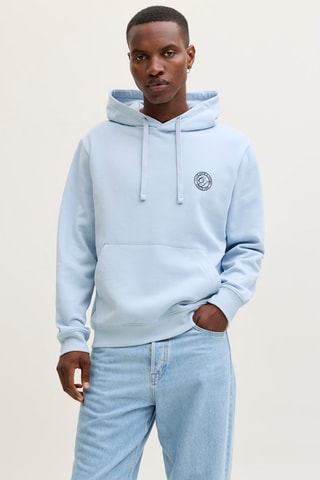 Sweat relaxed en coton biologique - Bleu clair