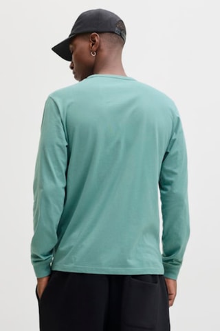 T-shirt regular en coton biologique - Bleu