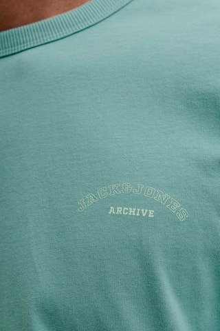 T-shirt regular en coton biologique - Bleu