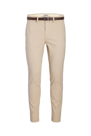 Chino slim en coton biologique - Beige
