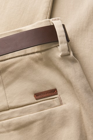 Chino slim en coton biologique - Beige