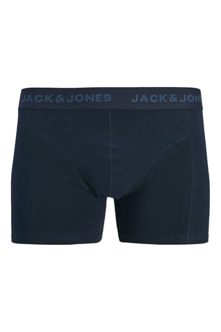 3 boxers en coton biologique - Gris et noir