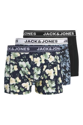 3 boxers en coton biologique - Noir