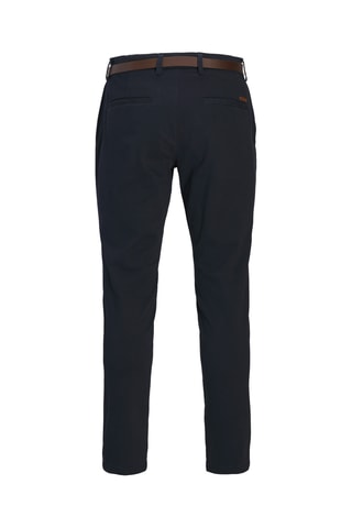 Chino slim en coton biologique - Bleu marine