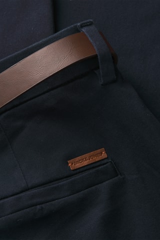 Chino slim en coton biologique - Bleu marine