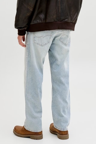 Jean  loose taille haute - Bleu clair