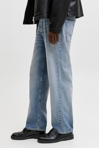 Jean loose taille haute - Bleu clair