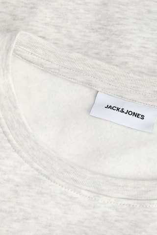 Sweat relaxed en coton biologique - Gris clair chiné