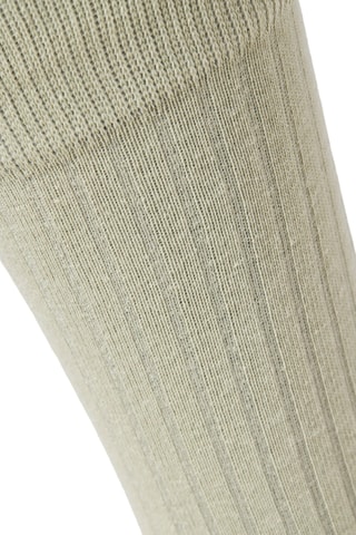 3 paires de chaussettes - Beige et marron foncé