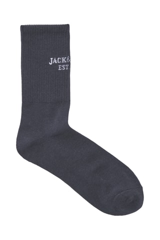 3 paires de chaussettes - Anthracite et blanc