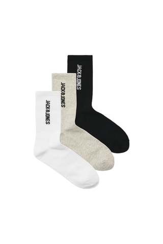 3 paires de chaussettes - Blanc et noir