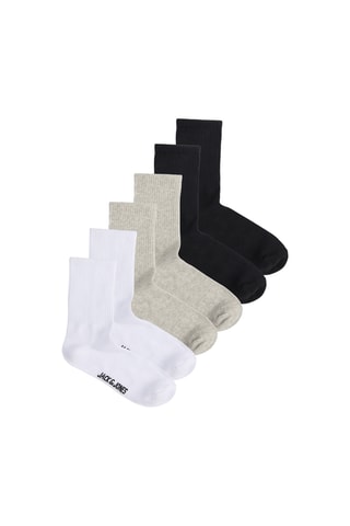 3 paires de chaussettes - Blanc et gris clair