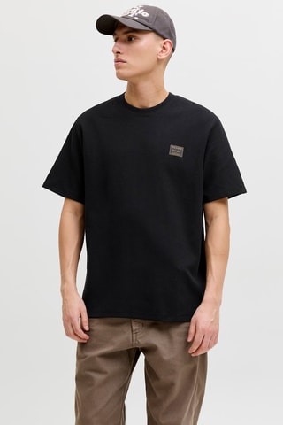 T-shirt relaxed en coton biologique - Noir