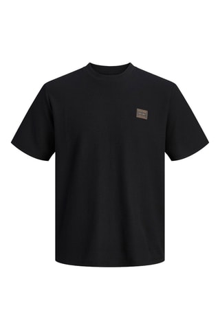 T-shirt relaxed en coton biologique - Noir