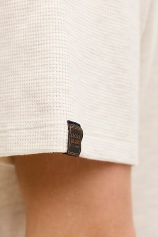 T-shirt relaxed en coton biologique - Blanc cassé